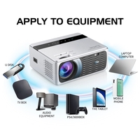 Mini projecteur intelligent Lcd Led Wifi pour Home cinéma, portable, 8000 Lumens, CP600A, vidéo de jeu multimédia, écran Lcd, Android, offre spéciale