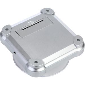 Werbe 360 Grad exquisite rotierende Acryl Produkt Ohrring Uhr Produkt LED-Licht batterie betriebenen Solar Display Stand - Product Image 3