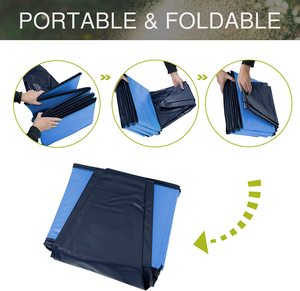 Foldable कुत्ता पालतू स्विमिंग पूल स्नान टब - Product Image 2