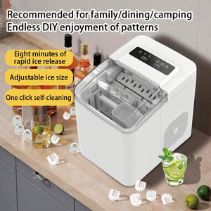 Máquina Eléctrica Doméstica para Hacer <span class=keywords><strong>Hielo</strong></span> Rápido <span class=keywords><strong>en</strong></span> 9 a <span class=keywords><strong>8</strong></span> <span class=keywords><strong>Minutos</strong></span> para el Hogar, Bar, Fiestas Familiares, Uso <span class=keywords><strong>en</strong></span> Exteriores, Autocaravanas y Hoteles - Product Image 5