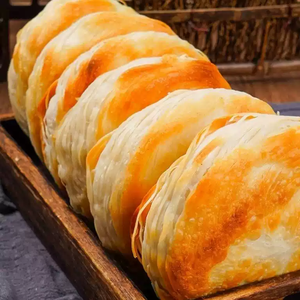 Pain à hamburger chinois OEM, crêpe Laotongguan, aliments surgelés - Product Image 1