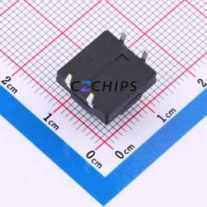 TS018-CBY1FH9.5 Tactile Switch Through hole-4P,12x12mm Switch Single Pole Single Throw Round Button 2.5N Through Hole - Product Image 2