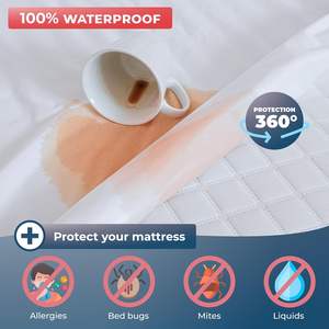 2025 nouveau <span class=keywords><strong>produit</strong></span> Anti punaise de lit <span class=keywords><strong>acariens</strong></span> 6 côtés <span class=keywords><strong>matelas</strong></span> Encasement étanche zippé <span class=keywords><strong>matelas</strong></span> protecteur couverture - Product Image 4