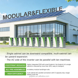 40kW โซลาร์เซลล์แบบ All In <span class=keywords><strong>One</strong></span> deye 200kWh ความหนาแน่นสูงและการทำงานที่เงียบระบบความเร็วสูงสำหรับ314Ah ตั้งแคมป์ IP55ได้10000รอบ - Product Image 4