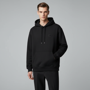 Sudadera con Capucha Bordada para <span class=keywords><strong>Parejas</strong></span> |   Diseño Holgado con Bolsillos para Otoño Invierno |   Suéter Holgado Cálido y Cómodo para Hombre - Product Image 3
