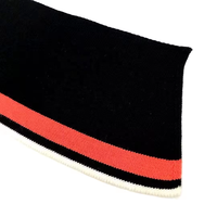 1*1 Jacquard Stretch Stripe Ribbing Knit Poignets Cotton Rib Knit Collar Band