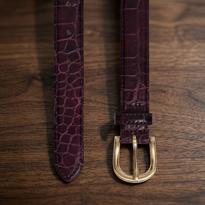 Cow Hide Leather <b>Belt</b> Steel Buckle Men's Accessories European Style Vintage Formal Style Solid Waterproof Eco-Friendly Heavy - Product Image 1