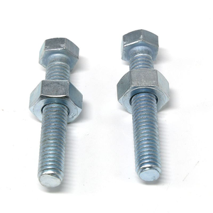 Болт M10, длина 40 мм, метрический, крупная резьба, оцинкованный, <span class=keywords><strong>ASTM</strong></span> A194, класс 7, <span class=keywords><strong>ASTM</strong></span> A320, класс L7, с гайкой и прокладкой из низкоуглеродистой стали - Product Image 6