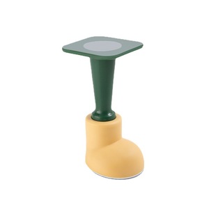 Butée de porte créative en silicone anti-collision, forme de chaussure à bout rond, silencieuse, à ventouse murale pour - Product Image 1