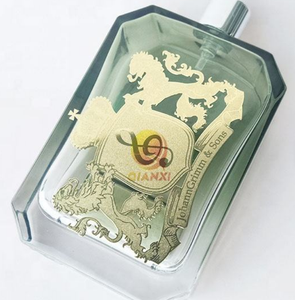 Vente d'usine : Étiquette métallique en nickel de haute qualité pour flacon de parfum, cosmétique, autocollant imperméable pour bougie, étiquette de luxe pour sac à main - Product Image 2