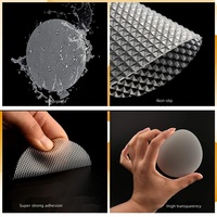 20 autocollants antidérapants ronds par sachet pour salle de bain, escaliers et sols de piscine - Autocollants antidérapants auto-adhésifs imperméables à forte adhérence
