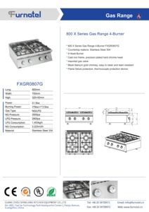 Hoàn thành thiết lập thép không gỉ 700 truy cập hàng đầu Series/Trung Quốc thương mại điện gas nấu ăn phạm vi máy để bán - Product Image 6