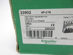 <span class=keywords><strong>C60A</strong></span> 23902 4P-<span class=keywords><strong>C16</strong></span> 400V 16A มัลติ9 ซีรีส์ เซอร์กิตเบรกเกอร์ PLC - Product Image 3