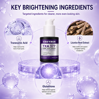 Soin pour peaux ternes : Sérum correcteur de taches brunes à l'acide tranexamique 377, formule hydratante et éclaircissante pour le visage
