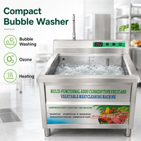 Multifunctionele Vortex-wasmachine Commerciële fruit-groente-vleeswasser Ozon-desinfectie Pesticide-ontslag