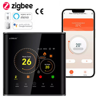 Thermostat intelligent Zigbee pour chauffage de chaudière, Wifi, contrôleur de température à distance Tuya, compatible avec Alexa, Google Home, Yandex Alice