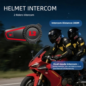 Interfono Impermeabile IP65 a Prezzo di Fabbrica V5.4 per Caschi da Moto Cuffie con Controllo del Rumore Sicurezza Elettronica - Product Image 2