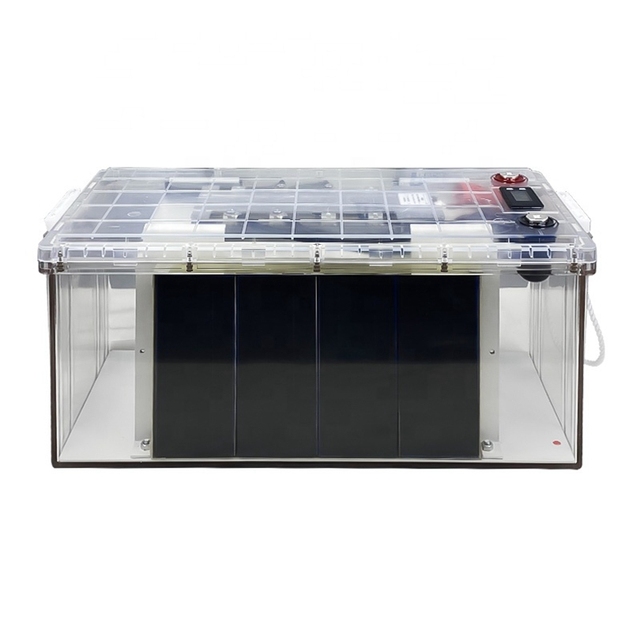 Rechargeable 12V 200Ah LiFePO4 Deep Cycle Lithium Battery With 8000+ Cycle Waterproof for RV/Camper/Marine Built-in 200A BMS