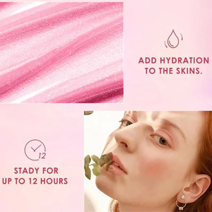 Long-Lasting Matte Silky Soft Mineral Liquid <strong>Blusher</strong> for Fair Skin Tone Custom Logo Screw Cap Squeeze <strong>Sponge</strong> Head for Face Use - Product Image 5