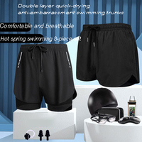 Vente en gros de maillots de bain anti-gêne pour garçons, équipement de maillot de bain de plage pour hommes