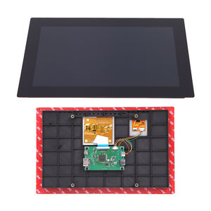 Écran tactile capacitif IPS 10,1 pouces 1024x600 800 Nits 10 points -20 ° -70 ° Écran à cadre ouvert compatible avec la carte Raspberry Pi - Product Image 1
