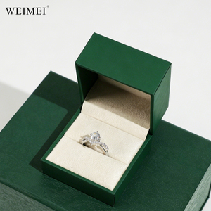 Caja de Papel con Cierre Magnético y Logotipo Personalizado WEIMEI, Empaque de Joyería para Anillos, Empaque de Regalo Magnético de Lujo para Joyería - Product Image 2