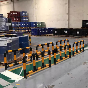 Barrière <span class=keywords><strong>de</strong></span> sécurité mécanique en forme <span class=keywords><strong>de</strong></span> L, s'adaptant parfaitement aux coins, protège les murs, barrière <span class=keywords><strong>de</strong></span> sécurité pour les zones <span class=keywords><strong>de</strong></span> stationnement mécaniques - Product Image 3