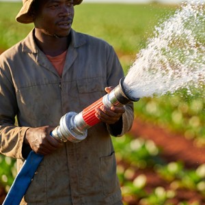 <span class=keywords><strong>Pistolet</strong></span> à eau de jardinage agricole de haute qualité, avec buse réglable, connecteur en alliage d'aluminium, haute pression, pulvérisation DC, noir - Product Image 1