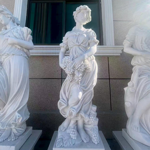 Statua <span class=keywords><strong>Greca</strong></span> della Dea Antica, Scolpita a Mano in Pietra Naturale, Tradizionale, Durevole, Superficie Lucidata, Figura da Giardino, Decorazione per Esterni, 1 Anno - Product Image 5