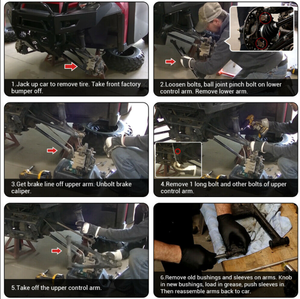 54 قطعة <span class=keywords><strong>ATV</strong></span> UTV XP 900 1000 كاملة التحكم ذراع أمامي وخلفي كيت جلبة تعليق - Product Image 6