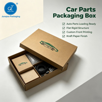 Dossiers en carton ondulé noir mat personnalisés par le fabricant, en matériau recyclé, design pliable, emballage avec logo personnalisé
