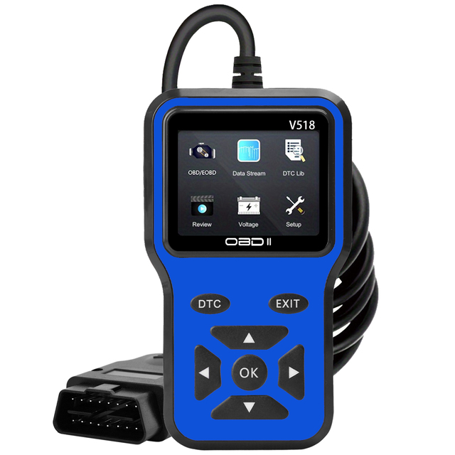 Universal OBD2 Code Reader USB Connectivity LCD Display Newest Software Multi-OS Support (Android/Linux/Windows Diagnostic Tool