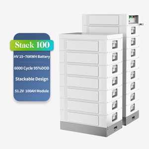 Solar Lithium Battery Storage System with Fast Plug-in Stackable Design - Product Image 1