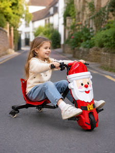 Véhicule électrique pour enfants style Père Noël, <span class=keywords><strong>trottinette</strong></span> à cadre réglable avec Bluetooth, vente en gros - Product Image 4