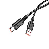 Kabel Data Pengisian Cepat Tipe-C KAKUSIGA Promosi 1M 3A, Kawat PVC Tebal & Tahan Aus untuk Ponsel