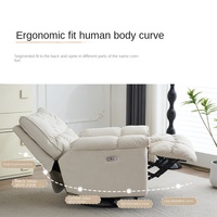 Moderne Simple Électrique Multifonctionnel Manucure Beauté Paresseux Chaise À Bascule Première Classe Espace Capsule Fonctionnelle Canapé Tissu pour