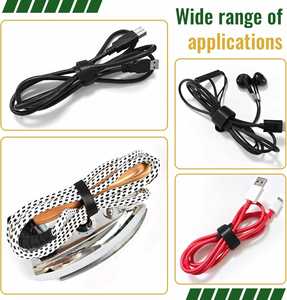 Correa de Sujeción de Cables Ajustable, Autoadhesiva, de Nailon con Cierre de Gancho y Bucle, Alta Elasticidad, Logotipo Personalizado, para Ropa, Bolsas, Zapatos - Product Image 5