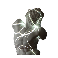 Figurine d'ange gardien en fibre de verre personnalisée en gros avec anneau lumineux, pièce d'art pour événements commerciaux en plein air et places publiques