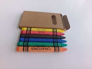 BSCI Facoty更便宜的正常质量EN71-3标准6PCS不同颜色的蜡笔套装 - Product Image 6