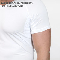 Vecht Geur Oksel Zweetbestendig Zweetbestendig Onderhemd Custom Blanco T-Shirt Logo Groothandel