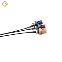Câble coaxial en queue de cochon d'antenne GPS Fakra C femelle à Fakra C mâle RG174 câble en queue de cochon