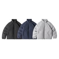 Blouson Bomber en Toile pour Homme - Imperméable, Coupe-Vent, Col Montant, Vêtement d'Hiver Décontracté avec Logo Frontal