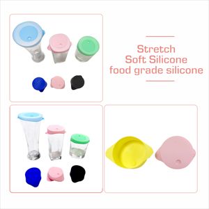 Sbarra rotonda Anti-avvelenamento copertura della tazza di sicurezza preservativo a tenuta stagna con foro di paglia coperchio Stretch per barre - Product Image 3