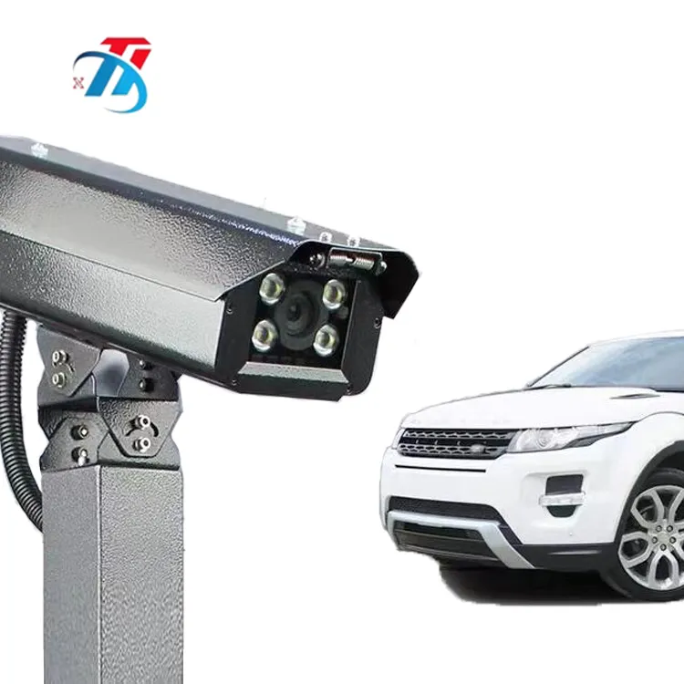 Peralatan parkir kamera HD khusus untuk mengidentifikasi 300W pagar pembatas lalu lintas pengenalan pelat lisensi