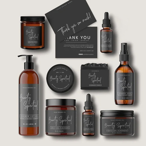 Etiquetas adhesivas impermeables para dispensador de jabón de vidrio ámbar y botellas de plástico, juego de ducha de baño y cocina - Product Image 5