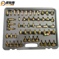 Juego de Herramientas para Aire Acondicionado Automotriz, Venta Directa de Fábrica en China, 109 Piezas, para Todas las Series de Autos, Kit de Detección de Fugas de Refrigerante, Modelos Eléctricos