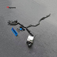 Tuyau d'échappement en acier inoxydable de luxe poli miroir de haute performance Raymant, épaisseur 1,5 mm, avec soupape électronique pour Accord 10e génération
