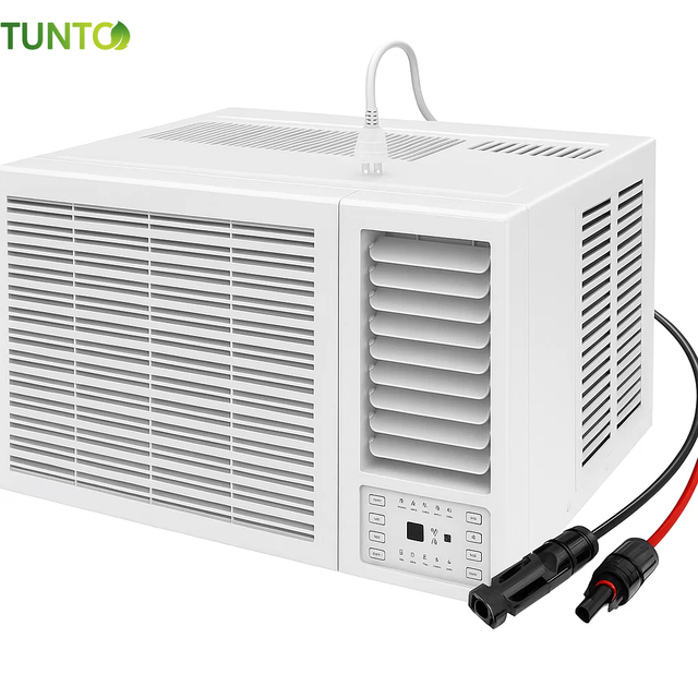 4000BTU 6000BTU  Hybrid Window Solar Air Conditioner ACDC Air Conditioner Portable Solar Air Conditioner 110v/220v