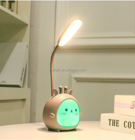 Haute qualité Graduation saison dessin animé petite lampe de bureau porte-stylo taille-crayon veilleuse intégrée