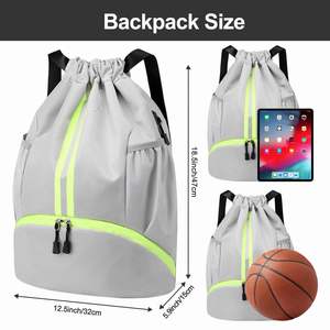 Échantillon gratuit Sac à dos étanche en PVC de 20 L Grande capacité Sac d'extérieur pour l'escalade, la natation, résistant à l'usure, camping, randonnée - Product Image 6